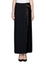 Main View - Click To Enlarge - VICTORIA BECKHAM - Crepe-satin pleat chain maxi skirt
