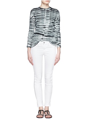 Figure View - Click To Enlarge - PROENZA SCHOULER - Tie-dye long-sleeve cotton T-shirt