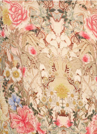 Detail View - Click To Enlarge - ALEXANDER MCQUEEN - Flower print dress