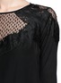 Detail View - Click To Enlarge - DIANE VON FURSTENBERG - Nadia lace-panel silk blouse