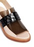 Detail View - Click To Enlarge - 3.1 PHILLIP LIM - Darwin texture strap peep-toe leather loafers