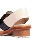 Detail View - Click To Enlarge - 3.1 PHILLIP LIM - Darwin texture strap peep-toe leather loafers
