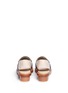Back View - Click To Enlarge - 3.1 PHILLIP LIM - Darwin texture strap peep-toe leather loafers