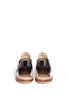 Figure View - Click To Enlarge - 3.1 PHILLIP LIM - Darwin texture strap peep-toe leather loafers