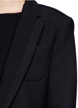 Detail View - Click To Enlarge - THEORY - Donelly knit shawl collar blazer