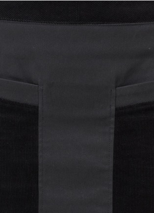 Detail View - Click To Enlarge - HELMUT HELMUT LANG - Coated twill skirt
