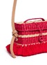  - NANNACAY - Tassel woven reed rectangular crossbody bag