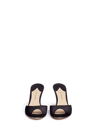 Front View - Click To Enlarge - PAUL ANDREW - 'Aristata' satin mules