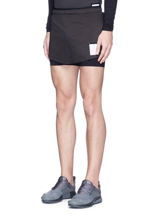 Front View - Click To Enlarge - SATISFY - 'Long Distance' running shorts