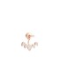 Main View - Click To Enlarge - OFÉE - Dis-moi oui' diamond 18k rose gold drop single earring