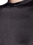 Detail View - Click To Enlarge - VALENTINO GARAVANI - Chiffon cuff satin crepon dress