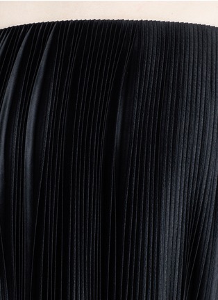 Detail View - Click To Enlarge - THE ROW - 'Drisla' strapless plissé pleated dress