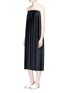 Figure View - Click To Enlarge - THE ROW - 'Drisla' strapless plissé pleated dress
