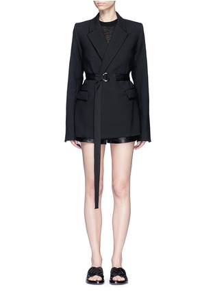 Main View - Click To Enlarge - GEORGIA ALICE - 'Void' belted blazer