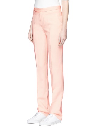 Front View - Click To Enlarge - PORTS 1961 - Straight leg wool-silk pants