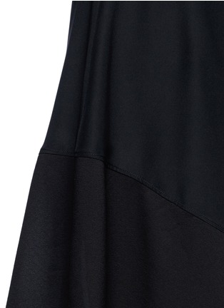 Detail View - Click To Enlarge - ACNE STUDIOS - 'Pamsan' drape front asymmetric silk skirt