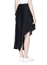 Back View - Click To Enlarge - ACNE STUDIOS - 'Pamsan' drape front asymmetric silk skirt