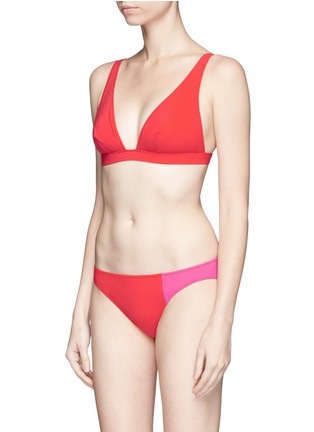 Figure View - Click To Enlarge - ARAKS - 'Mica' darted bikini top