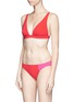 Figure View - Click To Enlarge - ARAKS - 'Mica' darted bikini top