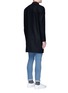 Back View - Click To Enlarge - TOPMAN - Felted long bomber jacket