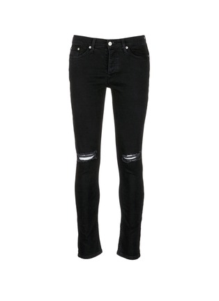 Main View - Click To Enlarge - TOPMAN - Slim fit ripped jeans
