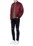 Figure View - Click To Enlarge - TOPMAN - Slim fit ripped jeans