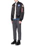 Figure View - Click To Enlarge - 73354 - 'Apollo' reversible MA-1 bomber jacket