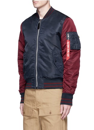 Front View - Click To Enlarge - 73354 - Reversible MA-1 varsity jacket