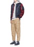 Figure View - Click To Enlarge - 73354 - Reversible MA-1 varsity jacket