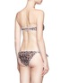 Back View - Click To Enlarge - SAME SWIM - 'The Babe' cheetah print bandeau top