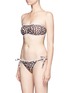 Figure View - Click To Enlarge - SAME SWIM - 'The Babe' cheetah print bandeau top