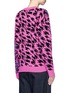Back View - Click To Enlarge - OPENING CEREMONY - X Syd Mead leopard print zip sweater