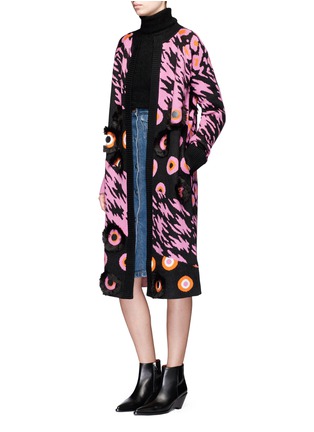 Figure View - Click To Enlarge - OPENING CEREMONY - x Syd Mead sequins leopard jacquard coat