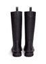 Back View - Click To Enlarge - RICK OWENS  - Leather biker boots
