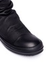 Detail View - Click To Enlarge - RICK OWENS  - Lambskin leather high sock sneakers