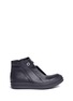 Main View - Click To Enlarge - RICK OWENS  - Island Dunk' leather laceless sneakers