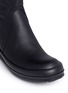 Detail View - Click To Enlarge - RICK OWENS  - Zip leather sneaker boots