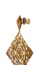 Detail View - Click To Enlarge - AISHWARYA - Diamond gold alloy maze drop earrings
