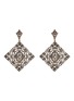 Main View - Click To Enlarge - AISHWARYA - Diamond gold alloy maze drop earrings