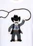 Detail View - Click To Enlarge - - - Sicilian cowboy appliqué T-shirt