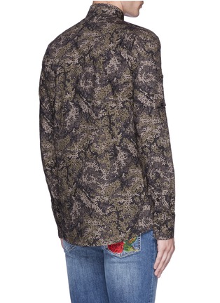 Back View - Click To Enlarge - - - Digital camouflage print military shirt
