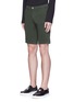 Front View - Click To Enlarge - - - Stretch twill military shorts