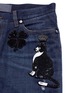  - - - 'Gold 10' slim fit cat embellished jeans