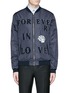 Main View - Click To Enlarge - - - 'LOVE' patch appliqué bomber jacket