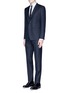 Figure View - Click To Enlarge - - - 'Gold' slim fit wool jacquard suit