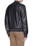 Back View - Click To Enlarge - - - Leather baseball jacket