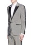 Front View - Click To Enlarge - LANVIN - Lurex wool-silk fresco tuxedo suit