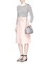 Figure View - Click To Enlarge - MICHAEL KORS - Greenwich' small saffiano leather bucket bag