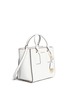Front View - Click To Enlarge - MICHAEL KORS - 'Selby' medium saffiano leather satchel
