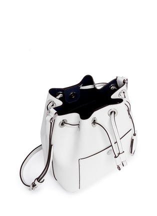 Detail View - Click To Enlarge - MICHAEL KORS - 'Greenwich' small saffiano leather bucket bag